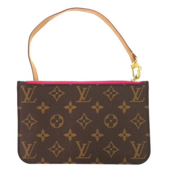 LOUIS VUITTON Brown Monogram Pouch - Picture 1 of 9